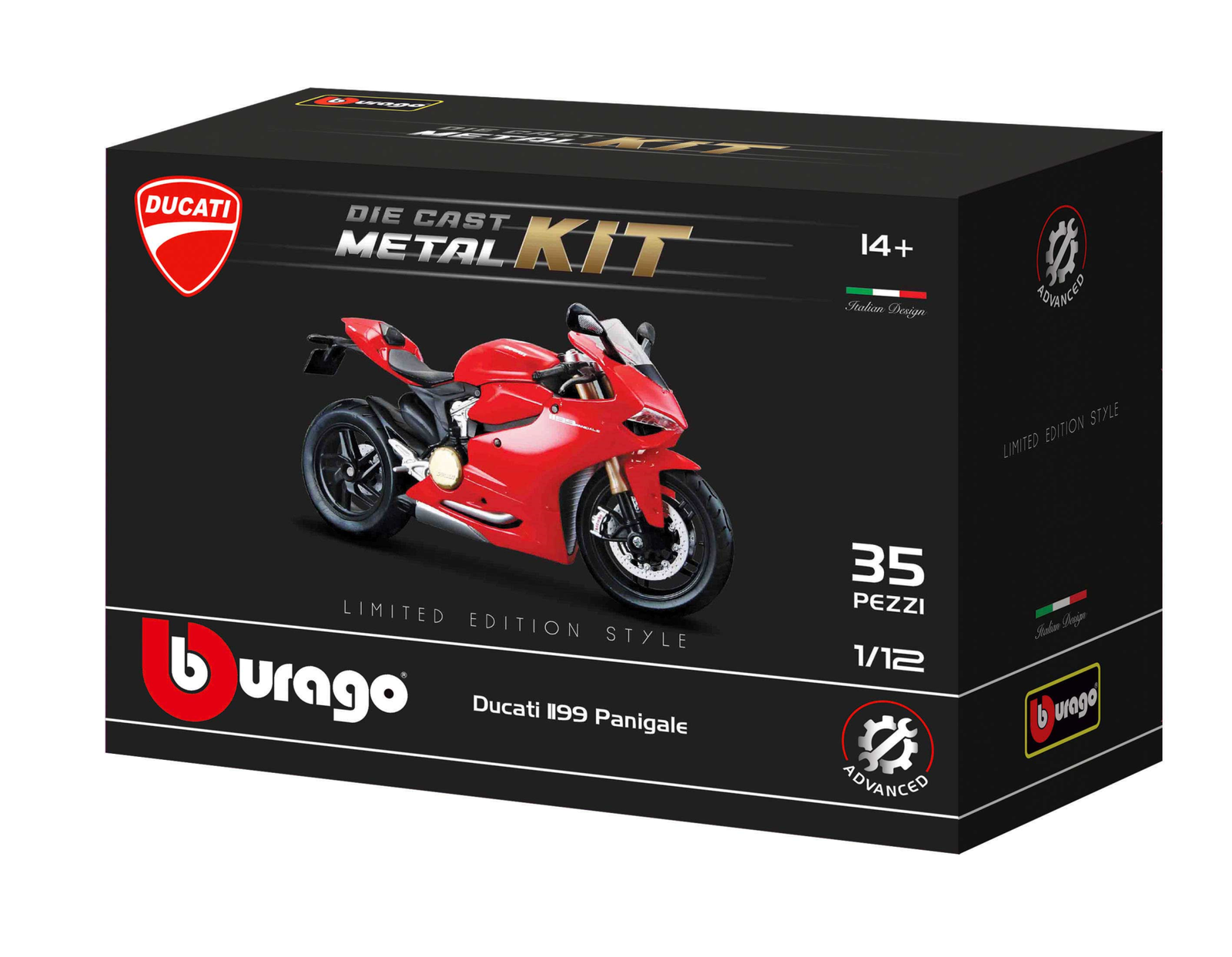 Bburago: Model Kit Ducati 1199 Panigale - 1:12 -