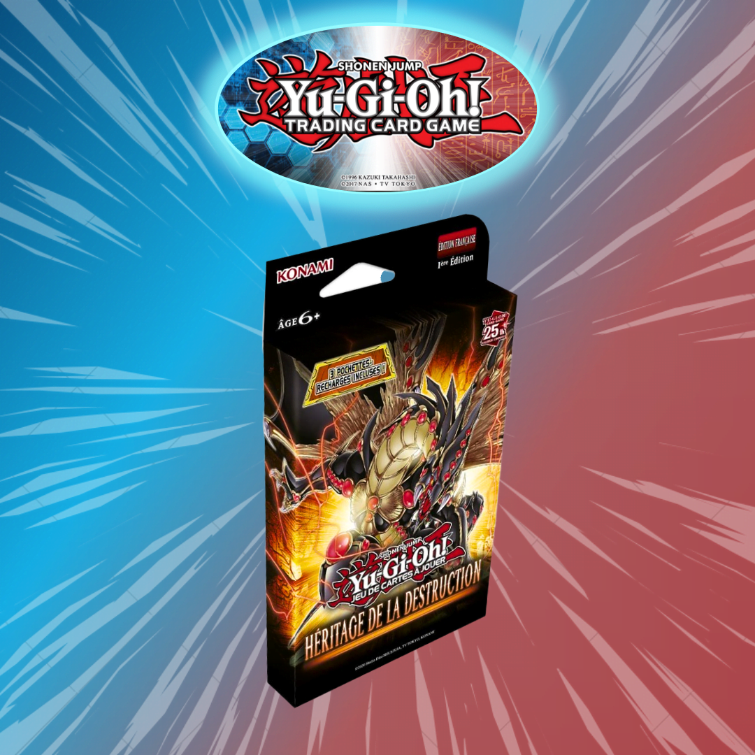 Yu-Gi-Oh! Héritage De La Destruction Pack 3 Boosters Fr Neuf Scellé