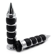 22mm Motorcycle Spike Handlebar 7/8" Hand Grips Throttle Twist Tube for Honda
