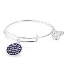 Alex and Ani Harry Potter Help At Hogwarts Silver Bangle Bracelet