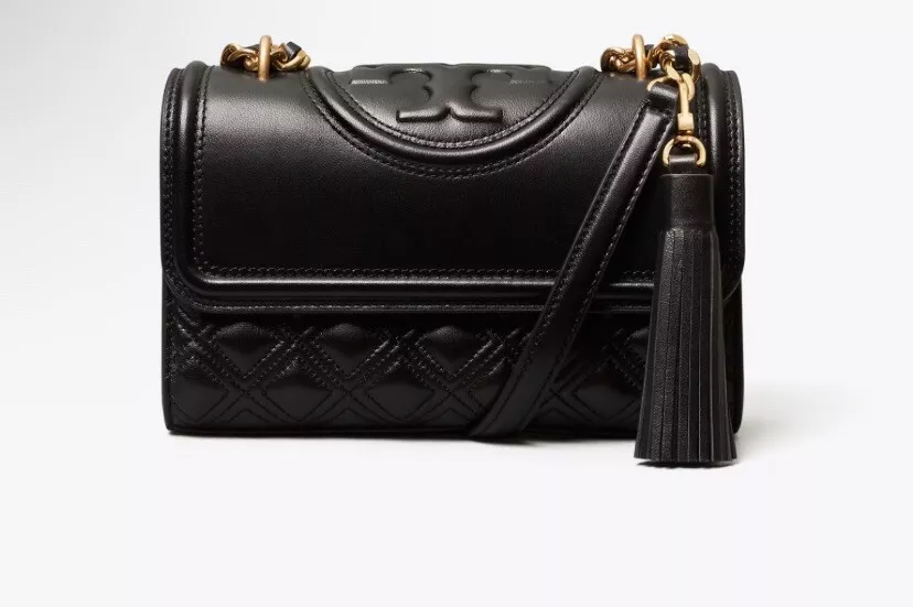 Tory burch fleming small black sales
