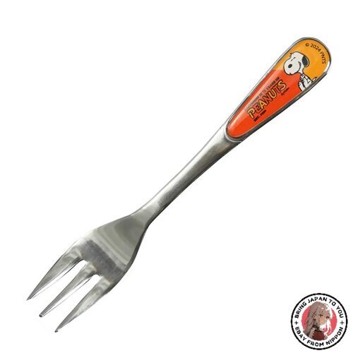 すぬーぴー様 NEW &quotPEANUTS" Snoopy 75th Fork Stainless Steel 14cm