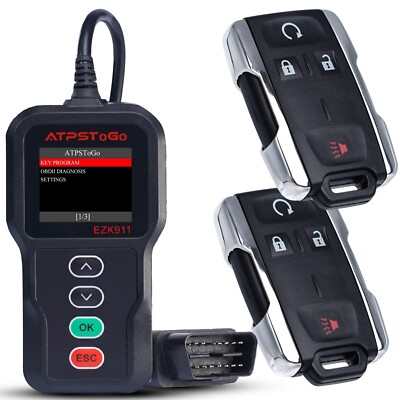 #ad 2 Remote Key Fob1 Kit Tool For 2014 2015 2016 2017 2018 GMC Sierra 1500 2500 $84.55