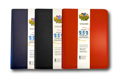 Fantasy TCG Top Loader Binder | Holds 252 Standard 3”x4