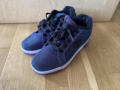 Heelys Split Purple/Aqua colour shift, glittery sneaker style UK