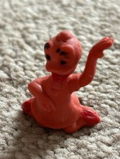 Vintage 1970's Orange Disney Daisy Duck Character Eraser/Rubber Figure