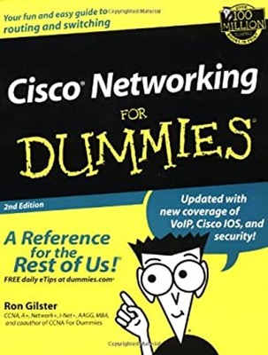 Cisco Networking for Dummies Paperback Ron Gilster