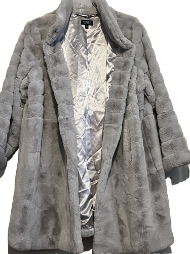 Jones New York Women's Winter Church Formal Faux Fur Coat Jacket size XXL US new - Picture 3 of 13
