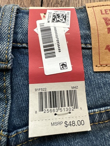 Levi’s Stay Loose Blue Jeans~Youth Boys Sz 12 Reg~26W x 27L ~NWT $48-read - Picture 3 of 17