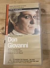 Mozart's Don Giovanni -VHS Video VGC Italian With English Subtitles