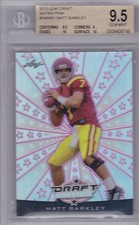 MATT BARKLEY 2013 Leaf Rookie Draft Matrix Pink #DM-MB1 06/10 BGS 9.5 Pop 1