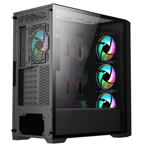Iceberg Gaming PC EATX Case Titan M16 with side Tempered Glass & seven aRGB fans - Picture 4 of 4