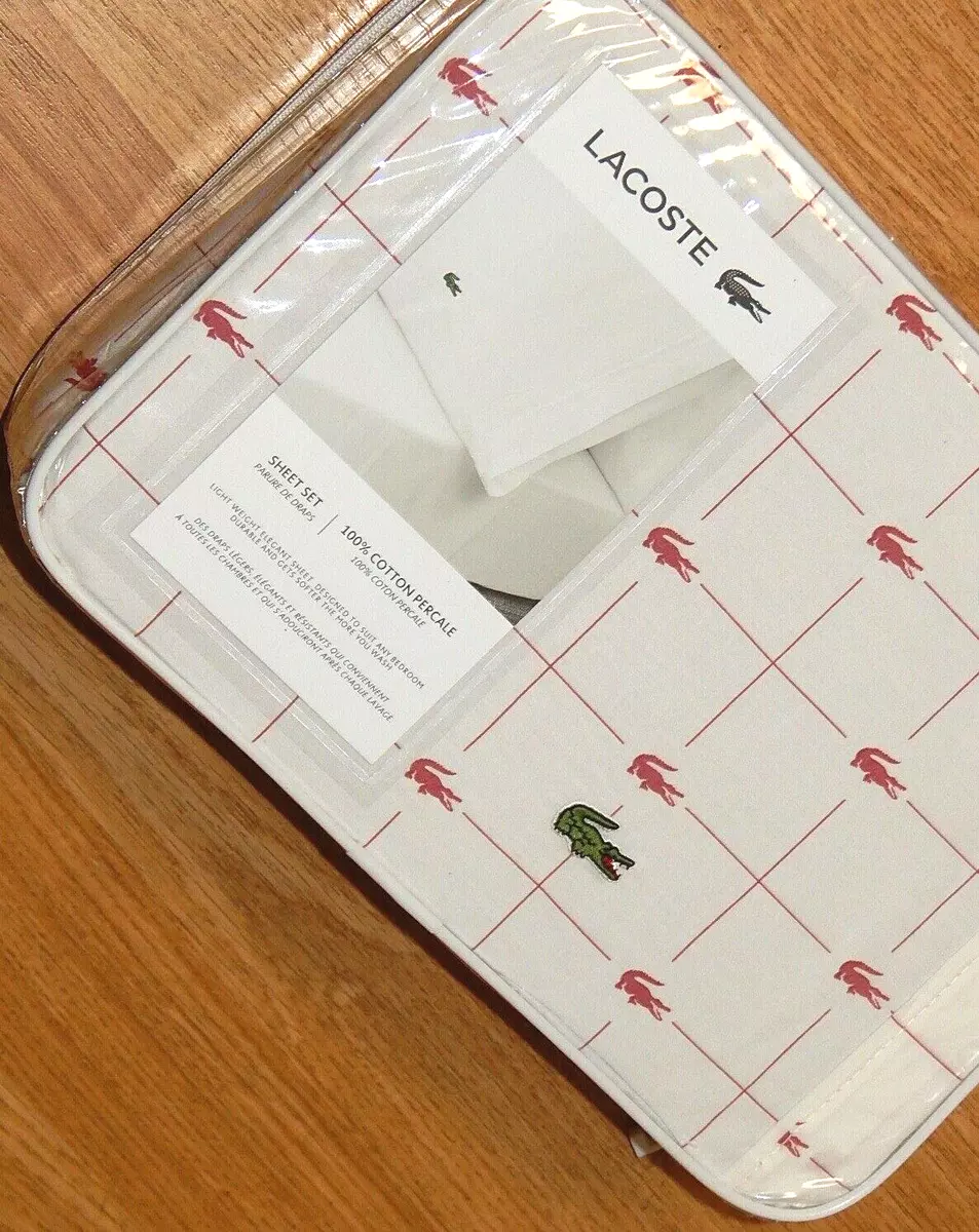 Lacoste sheets cheap queen