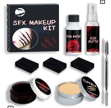 Lot Of 2 SFX Pro Makeup Kit Jue-Fish Halloween Special Effect Stage Fake Wound