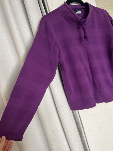 VTG Honors Sweater Girls Size XL (14/16) Purple Long Sleeve Pullover - Picture 3 of 23
