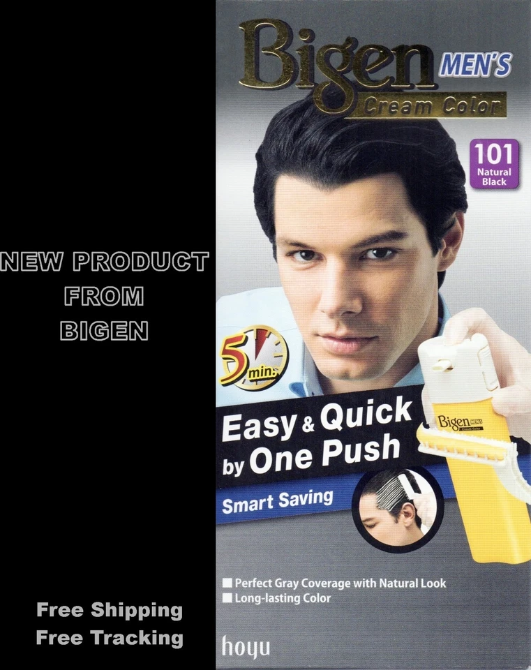 Bigen мужчин быстрый цвет волос черный натуральный 101 легко и быстро одним нажатием - Изображение 2 из 4