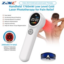 ZJKC Low Level Light Treatment Red Laser Therapy Device for Pain Relief 1760mW