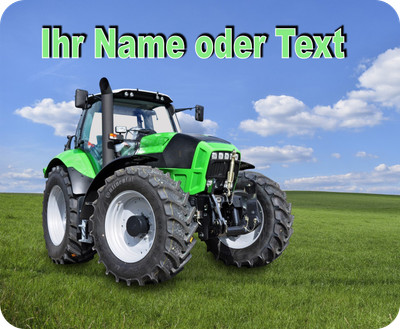 (10.35) MAUSPAD mit Lotuseffekt TRAKTOR BULLDOG DEUTZ - INKL. NAME/TEXT
