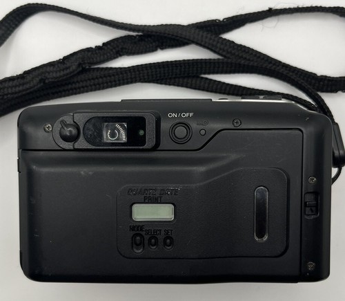 Olympus Super Zoom 115 AF Quartz Date Film Camera New Battery Cover Broken - Picture 4 of 5