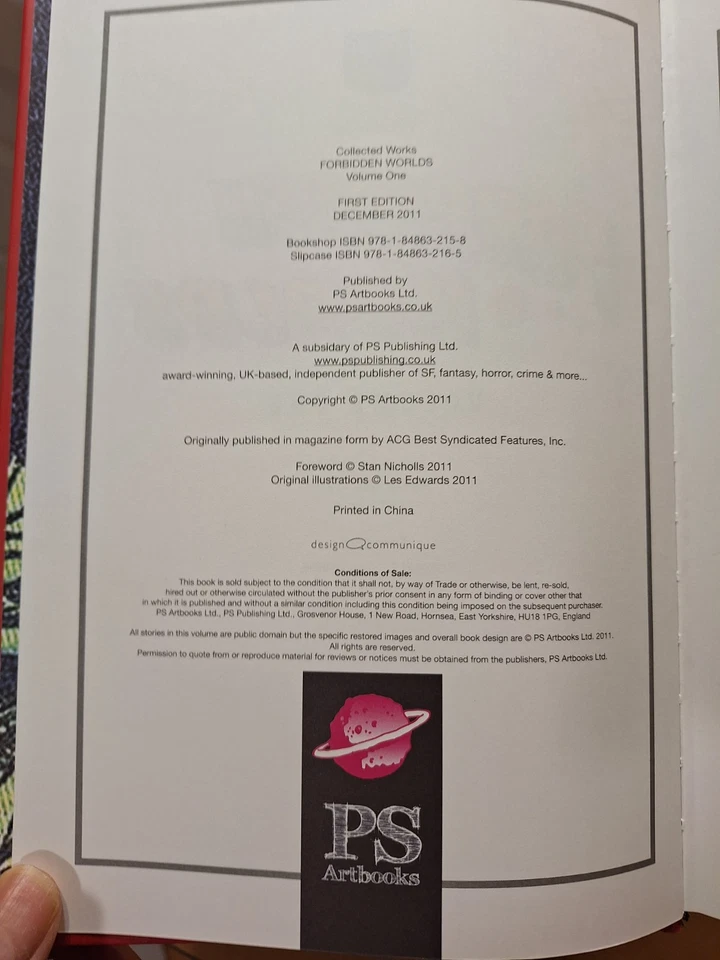 Forbidden Worlds Collected Works Vols 1,2,3,4,9,11,12 - Primeras ediciones de tapa dura Foto 4 de 4