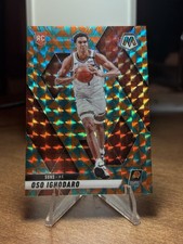 Oso Ighodaro 2024-25 Panini Mosaic RC Tessellation First On The Print /15 #221