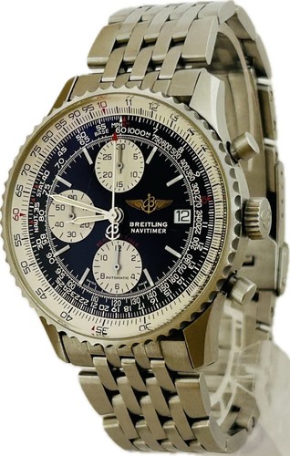 Breitling Navitimer Fighters A13330 Black Automatic Mens Watch...