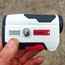 Bushnell TOUR v3 Golf Laser Rangefinder Laser Sensor - White/Black/Red