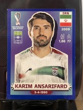 2022 Panini FIFA World Cup: Qatar 2022 Stickers Karim Ansarifard Blue #IRN 17