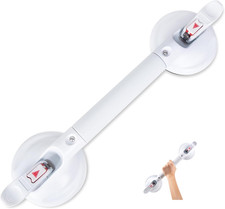 19" Suction Shower Grab Bar - Portable Handle with Strong Hold, Max 300Lb Capaci