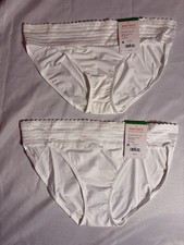 NEW Warners No Pinching No Problems Lace Bikini WR5509 2 Pair Women Size Large 7