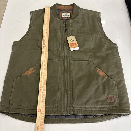 Legendary Whitetails Men's Sz XL Tough As Buck Relaxed Fit Vest Rawhide Green - Picture 5 of 10