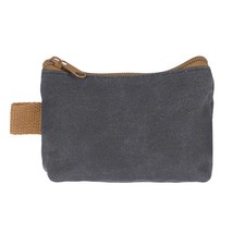 Tool Pouch Bag 14.5cm x 3cm x 9cm Oxford Organizer with Zipper Grey