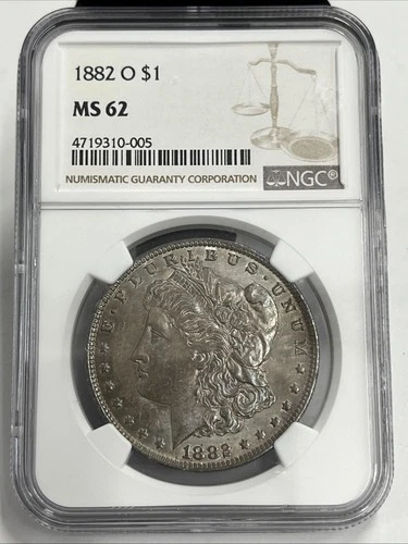 1882 O NGC MS62 Morgan Silver Dollar