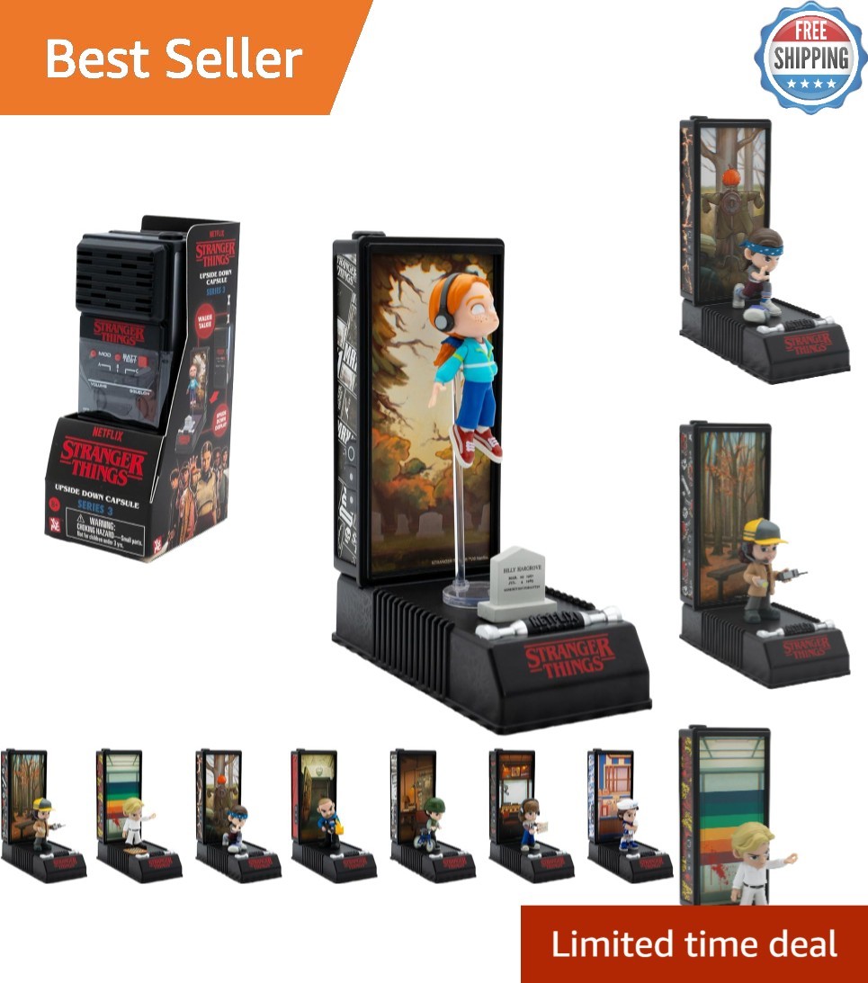 Cápsula invertida Delightful Stranger Things - Mini figuras con accesorios