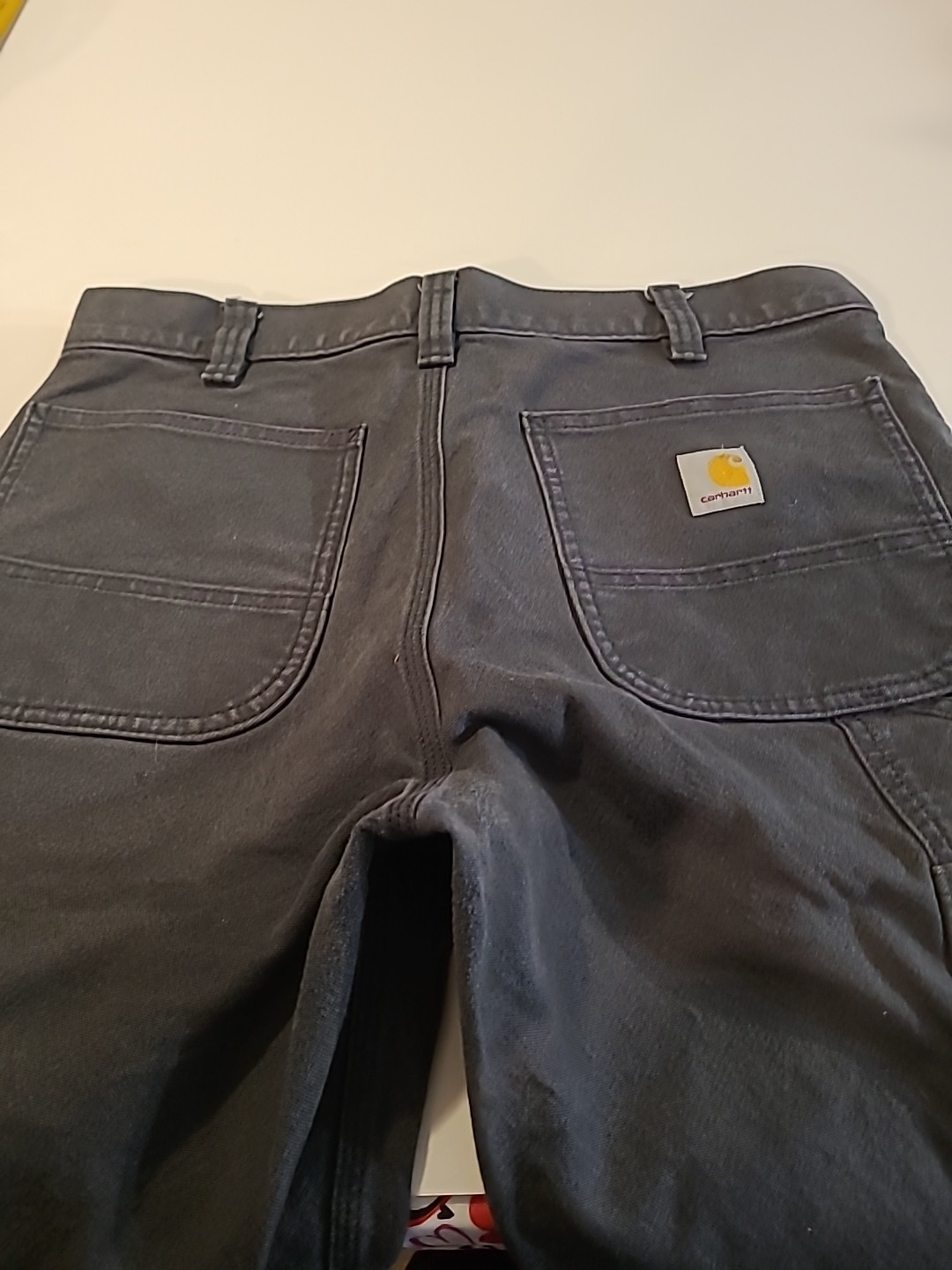 Carhartt Relaxed Fit Gray Work Pants 32x30 Reinforced Knees Utility Pockets thumbnail 8