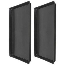 2pcs Replacement Dog Crate Pan - 17x11x1" Large Plastic Bottom Tray for