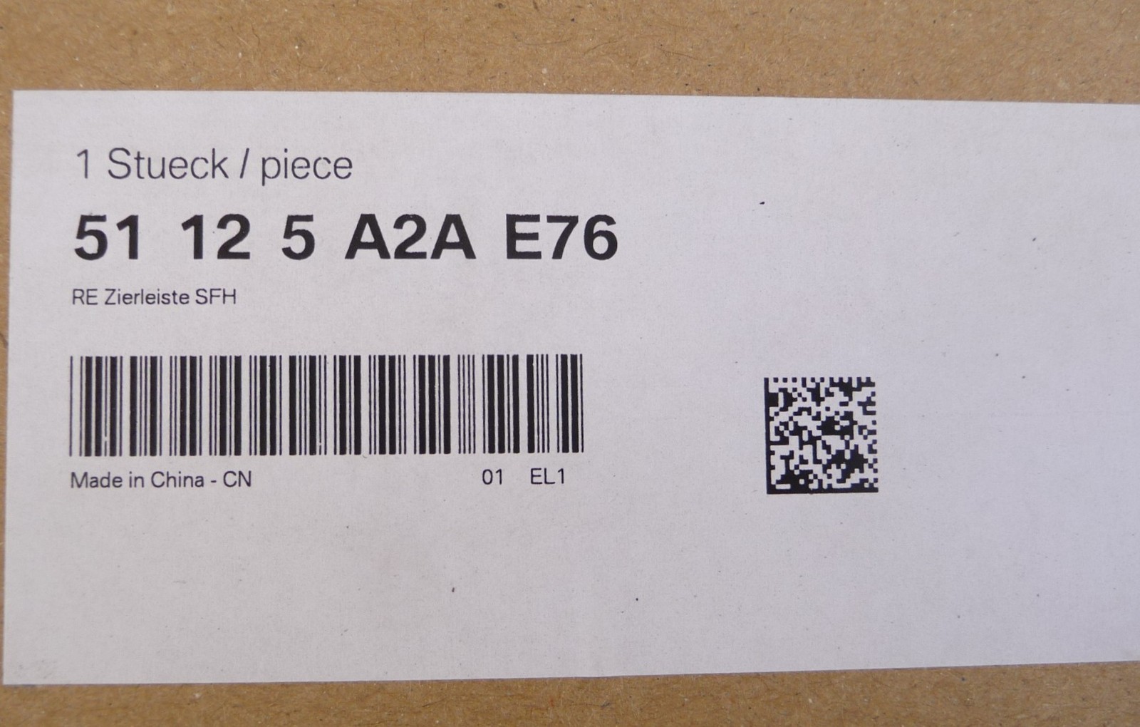 2023-2025 Rolls-Royce Spectre Coupe RR25 Rear Bumper Right Strip 51125A2AE76 OE