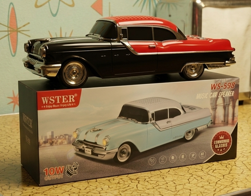 Modellino Auto Retro Cassa WSTER Wireless Bluetooth Speaker with TF USB FM Music - Afbeelding 64 van 64