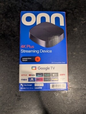 Onn 4K Plus Streaming Device Google TV 4K 2025 16gb 2gb Sold Out Discontinued