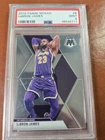 2019-20 Panini Mosaic LeBron James #8 Lakers PSA 9 MINT Los Angeles Lakers Card