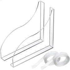 2 Pcs Bathroom Shower Splash Guard for Tub Bathtub Water Guards Shower Water