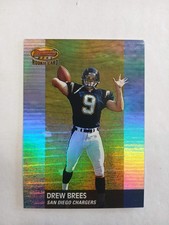 2001 Bowman's Best Drew Brees Rookie Card #/1499. rookie card picture