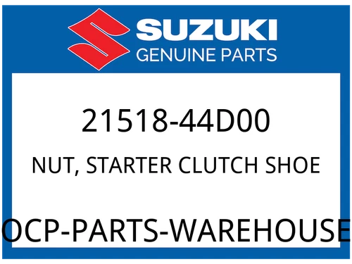 NUT, STARTER CLUTCH SHOE