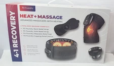 Fit Foundry 4-in-1 Heat & Massage Recovery Pack for Relief