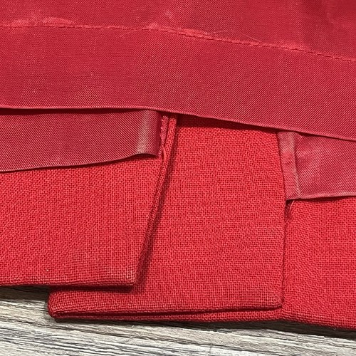 Falda Lápiz Vintage Roja Carlisle Mezcla Lana Abertura Trasera Mujer Talla 4 Forrada - Imagen 8 de 24