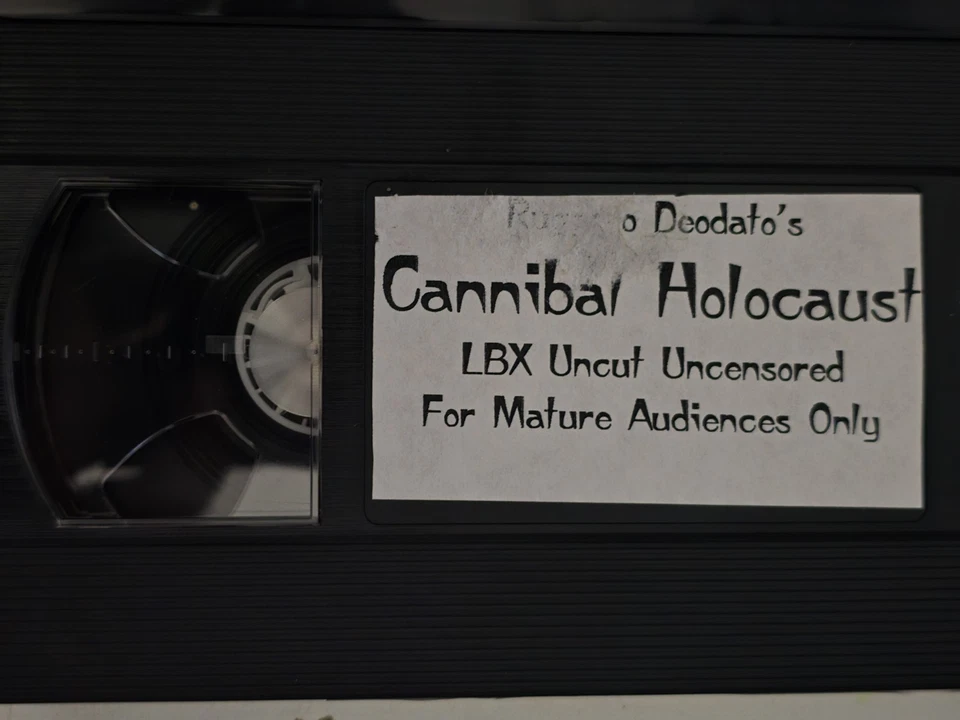Ruggero Deodato Cannibal Holocaust VHS LBX Uncut Uncensored Boot 1990s - Image 4 of 4