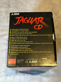 Atari Jaguar CD Console System CD Attachment CIB Complete W/ Box Manual