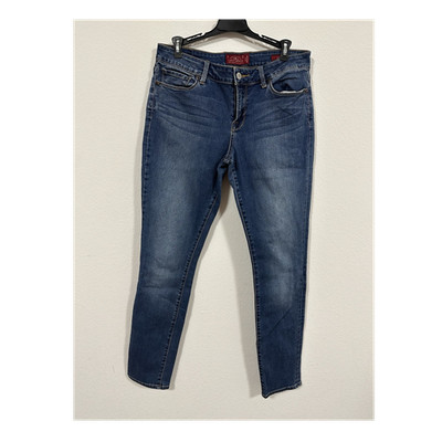 Lucky Brand Women s Skinny Blue Denim Jeans Slim Fit Mid Rise 5-Pocket Logo
