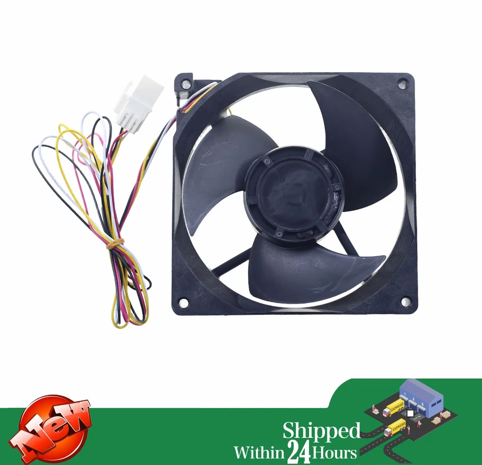 Refrigerator fan U12E12MS3J3-57Z32 2X21H75 12V DC 0.076A 4-Wire 4-Pin - Image 2 of 2