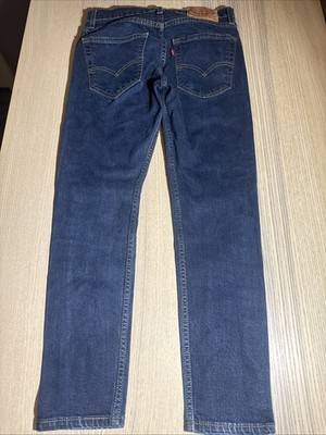 Levi s 512 Slim Taper Jeans Men s 30x30 Dark Blue Denim Wash